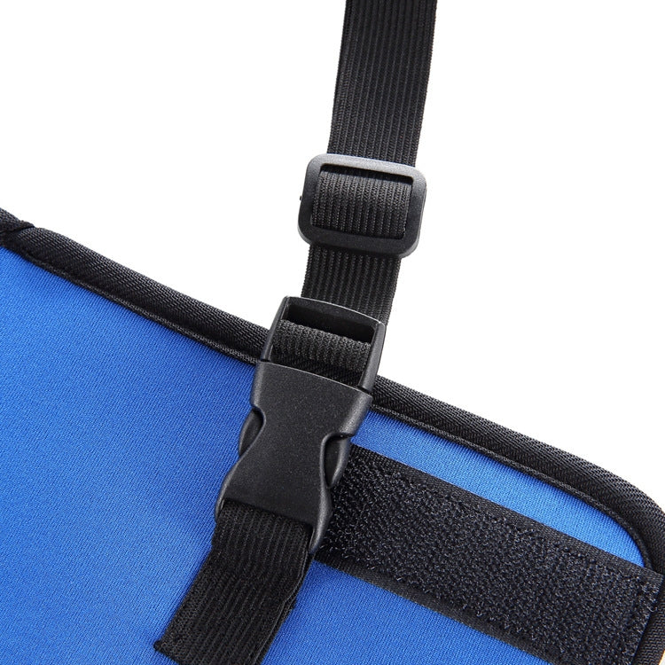 HJ19 Pet Surgery Rehabilitation Back Leg Protector Walking Aids, Size: M(Blue Left Back Leg)