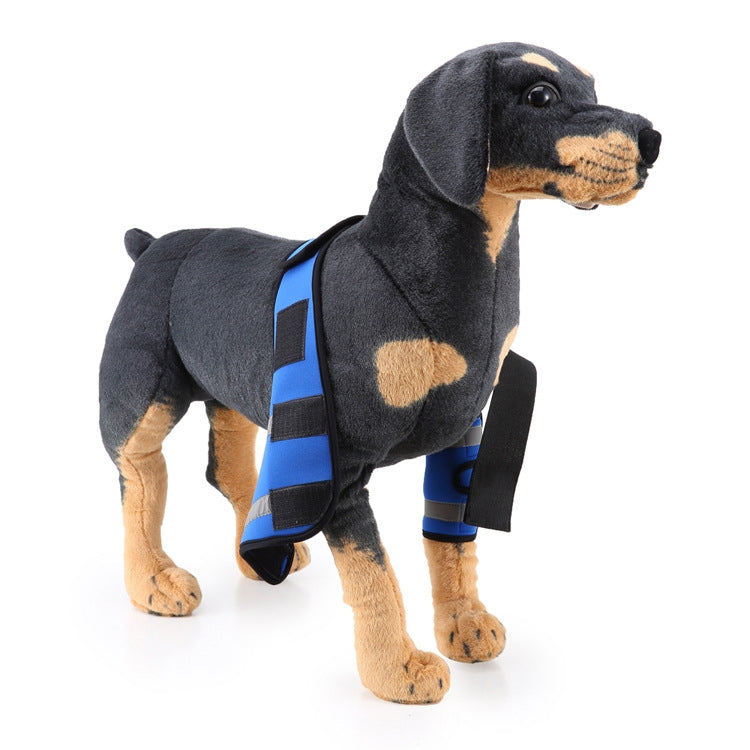 Pet Dog Leg Knee Guard Surgery Injury Protective Cover, Size: M(Anti-glory Model (Blue))