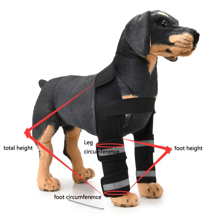 Pet Dog Leg Knee Guard Surgery Injury Protective Cover, Size: M(Anti-glory Model (Blue))