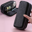 Angoo Double-Open Multi-Layer Stationery Pencil Case Multifunctional Cosmetic Bag(Ink Painting) - Pen Holder by Angpoo | Online Shopping South Africa | PMC TechLife | Buy Now Pay Later Mobicred