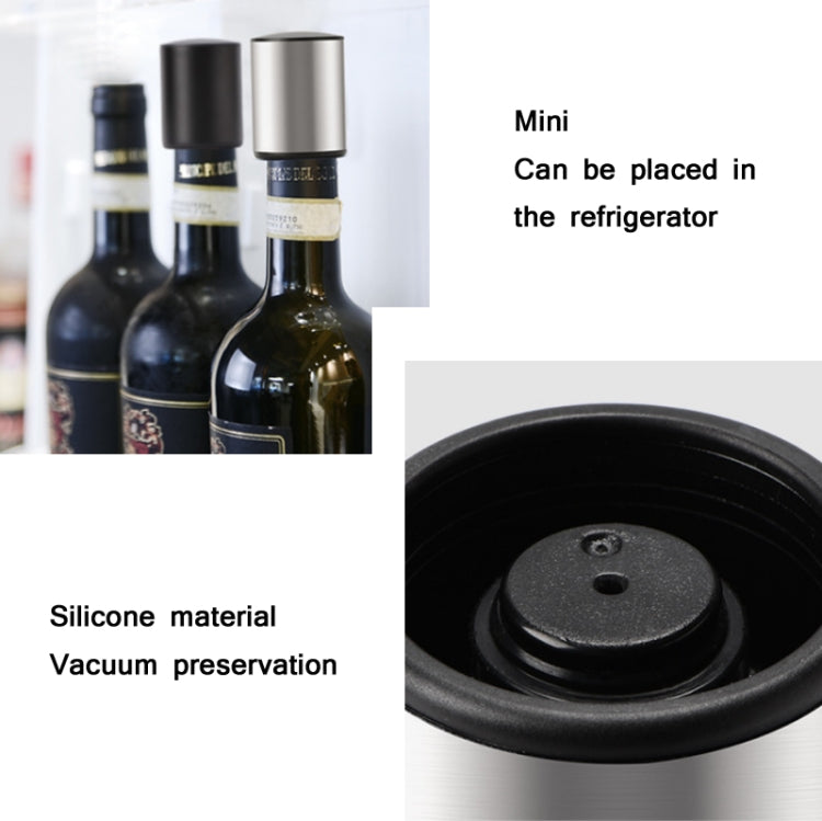 Metal Dust-Proof Sealed Vacuum Wine Bottle Cap Stopper, Specification: Style E SP-020