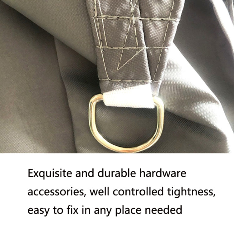 Outdoor Garden Sunshade Sail Water-resistant Anti-UV Canopy, Size: 4m x 4m(Beige)