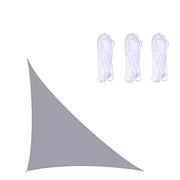 Triangle Outdoor Garden Sunshade Sail Water-resistant Anti-UV Canopy, Size: 4m x 4m x 5.7m(Grey)