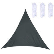 Triangle Outdoor Garden Sunshade Sail Water-resistant Anti-UV Canopy, Size: 2m x 2m x 2m(Black)
