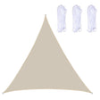 Triangle Outdoor Garden Sunshade Sail Waterproof Anti-UV Canopy, Size: 2m x 2m x 2m(Beige) - Tents & Accessories by PMC TechLife | Online Shopping South Africa | PMC TechLife