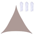 Triangle Outdoor Garden Sunshade Sail Waterproof Anti-UV Canopy, Size: 2.4m x 2.4m x 2.4m(Khaki) - Tents & Accessories by PMC TechLife | Online Shopping South Africa | PMC TechLife