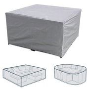 Outdoor Garden Tables And Chairs Dustproof And Water-resistant Cover, Size: 231x231x90cm