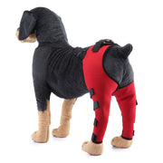 Pet Dog Leg Knee Guard Surgery Injury Protective Cover, Size: S(Red)