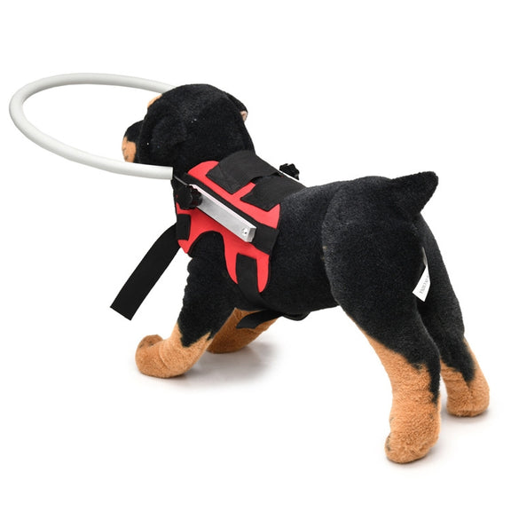 Dog Blindness Anti-Collision Ring Animal Protection Ring Cover Guide Ring, Specification: M(Red)