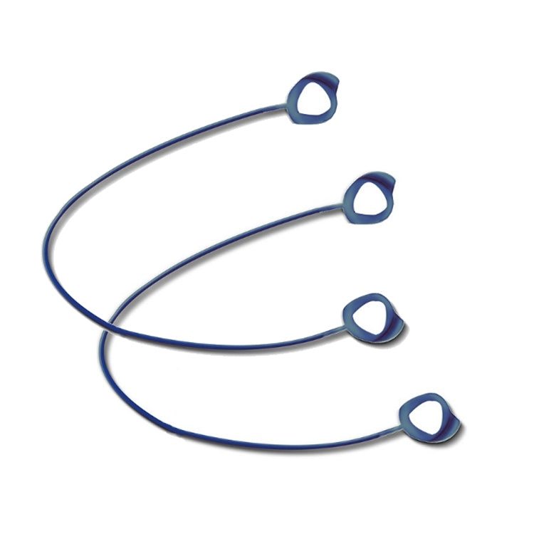 3 PCS Bluetooth Headphone Sports Silicone Anti-Lost Rope For Samsung GALAXLBuds 1 / 2(Blue)