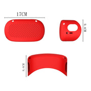 VR Glasses Silicone Water-resistant Dust-Proof And Fall-Proof Protective Shell For Meta Quest(White)