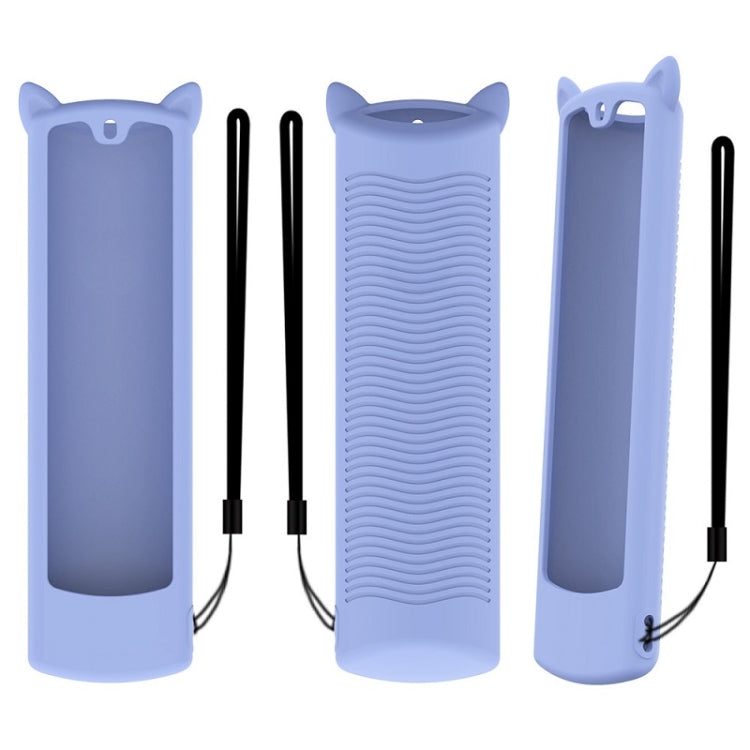 2 PCS Y26 Remote Control Case For Amazon ALEXA Voice Remote 3rd Gen(Luminous Blue)