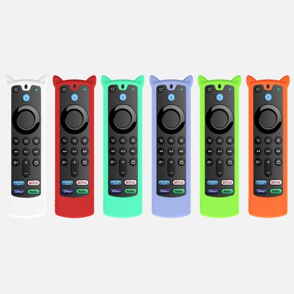 2 PCS Y26 Remote Control Case For Amazon ALEXA Voice Remote 3rd Gen(Luminous Green)