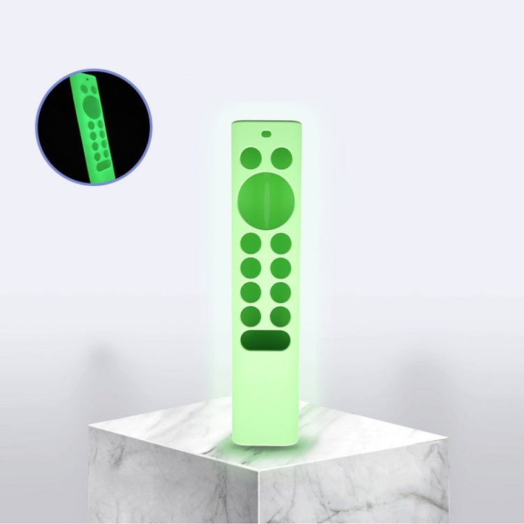 2 PCS Y7 Remote Control Silicone Protective Cover For NVIDIA Shield TV Pro/4K HDR(Luminousg Green)