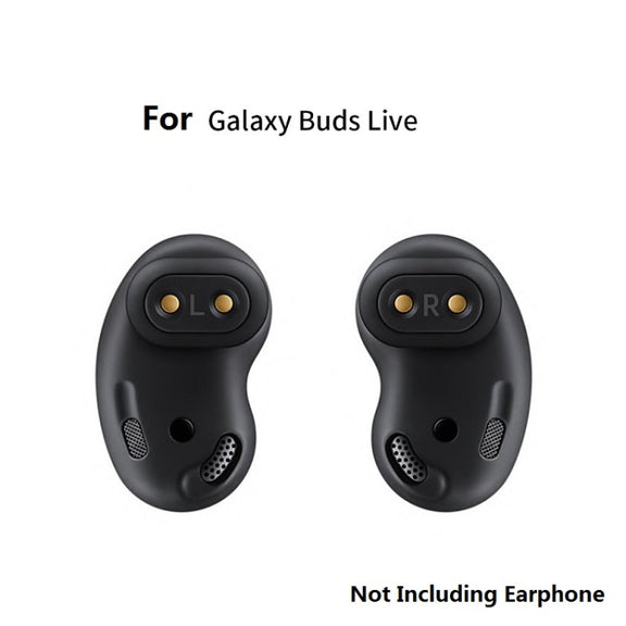 2 Sets Bluetooth Earphone Silicone Earplug Caps For Samsung Galaxy Buds Live(Black-2 Pairs)