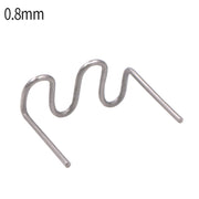 500pcs /Pack Auto Bumper Plastic Repair Welding Machine Hot Melt Plastic Welding Tool Welding Wire Patch, Style: Patch 8 0.8mm