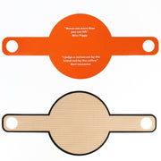 Oven Accessories Bread Dough Transfer Baking Mat Long Handle Extraction Mat(Orange)