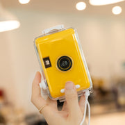 Cute Retro Film Water-resistant Shockproof Camera With Disposable Film(All White Shell)