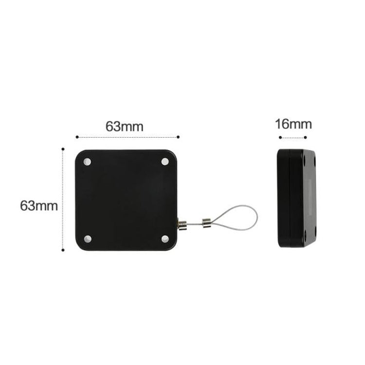 P093 Automatic Doorkeeper Telescher Door Closer Sliding Door Anti-Theft Box, Specification: 3rd Generations White All Glue 800g 1.2m