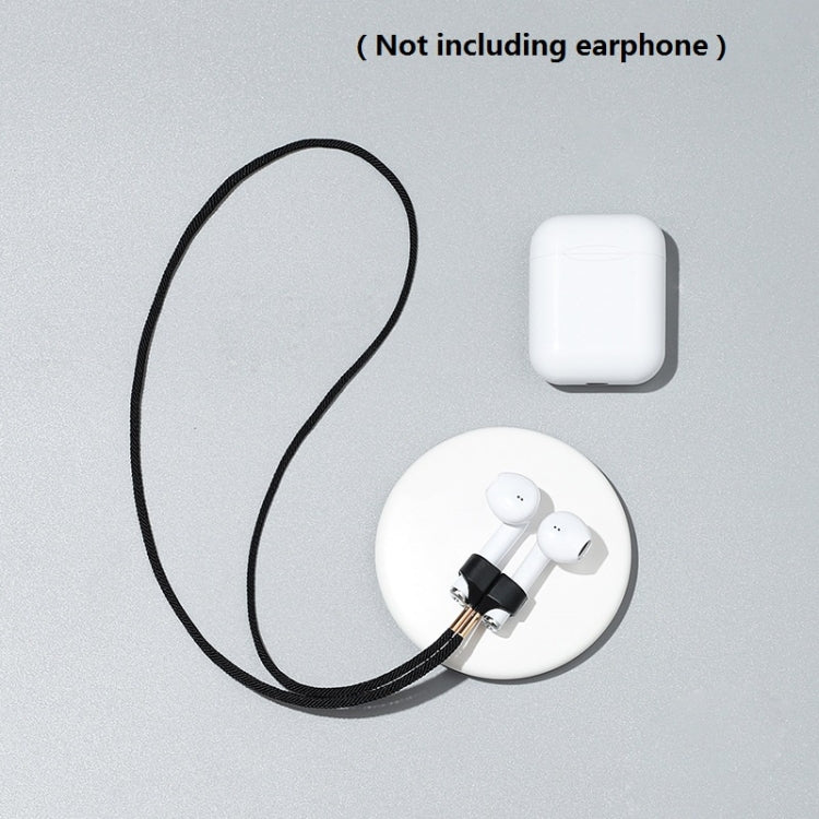 Wireless Earphones Acrylic Strong Magnetic Anti-Lost Rope For AirPods(Black)