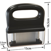 48 Pneumatizer With Handle Tender Meat Knuckle Utensils Kitchen Tool Barbecue Meat(Black)