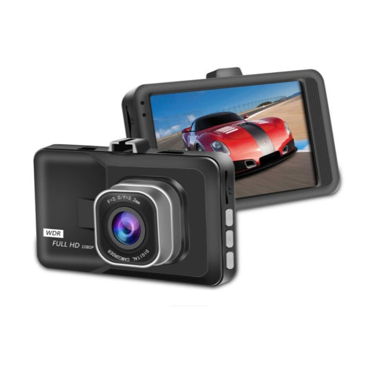 3.0 Inch HD 1080P Wide-Angle Driving Recorder With Reversing Image Specification��� Normal Definition Single Record���Black���