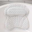 Machine Washable Mesh Cloth 3D Wave Bathtub Pillow Bathroom Bath Headrest(White) - Bath Pillows by PMC TechLife | Online Shopping South Africa | PMC TechLife