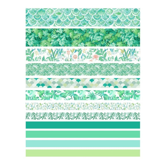 Antique And Paper Tape Hand Account DIY Decoration Material, Colour: Green Mint
