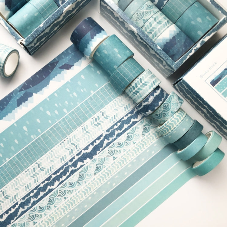 Antique And Paper Tape Hand Account DIY Decoration Material, Colour: Blue Trajectory