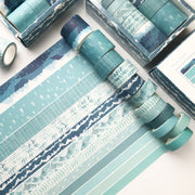 Antique And Paper Tape Hand Account DIY Decoration Material, Colour: Blue Trajectory