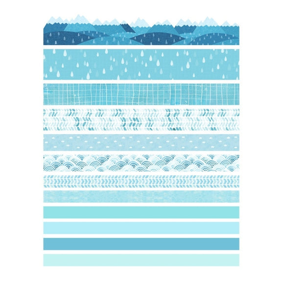 Antique And Paper Tape Hand Account DIY Decoration Material, Colour: Blue Trajectory