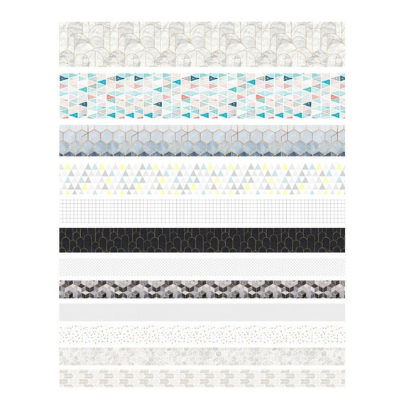 Antique And Paper Tape Hand Account DIY Decoration Material, Colour: Geometric Patterns
