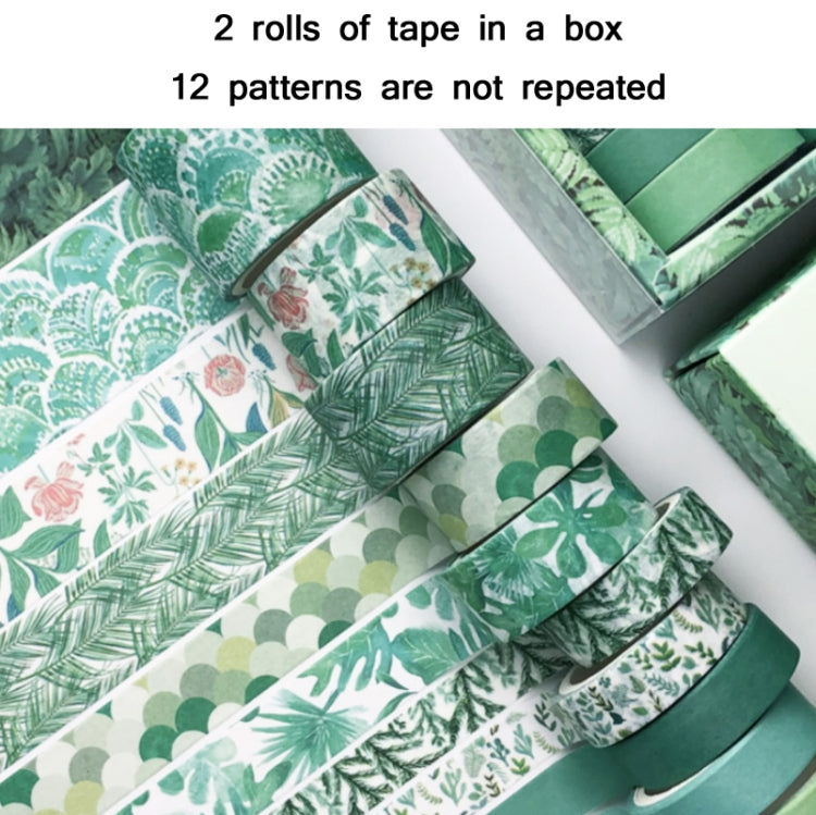 Antique And Paper Tape Hand Account DIY Decoration Material, Colour: Geometric Patterns