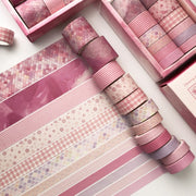 Antique And Paper Tape Hand Account DIY Decoration Material, Colour: Sakura Party