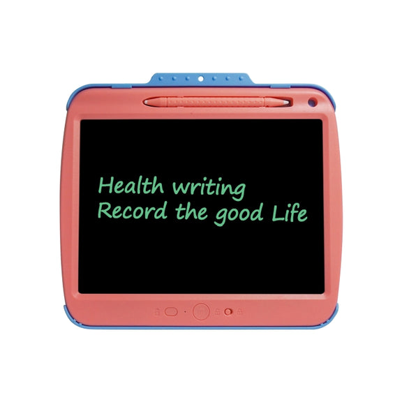 9 Inch Charging LCD Copy Writing Panel Transparent Electronic Writing Board, Specification: Monochrome Lines (Pink)