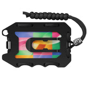 ZEEKER Metal Card Holder RFID Multifunctional EDC Wallet Large Capacity Minimalist Card Holder With Bottle Opener Function, Colour: Black