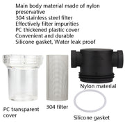 Water Pipe Front Plastic Filter Garden Irrigation Water Purifier, Specification: 4 Points Interface 40 Mesh
