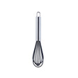 Silicone Egg Beater Home Egg Mixer Kitchen Gadgets Cream Baking Tools, Colour: 8 inch Black - free shipping - PMC TechLife - Order now!