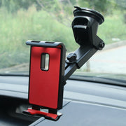 2 PCS Car Mobile Phone Tablet Suction Cup Holder(Red)