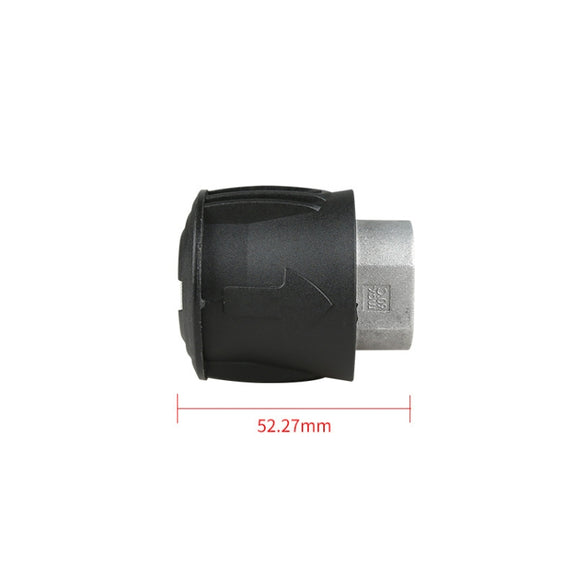 Aluminum Conversion Joint M22 / 14 Cleaning Machine Water Pipe Adapter For Karcher