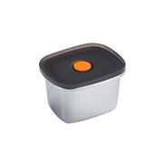 Refrigerator Fruit Fresh-Keeping Box 304 Stainless Steel Sealed Lunch Box, Capacity: 450ml
