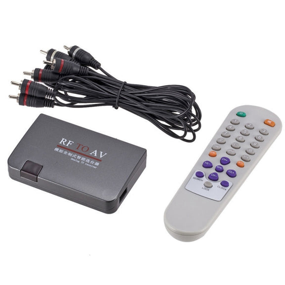 RF To AV Converter TV Channel Selector Channel Extender,  Supports Full Standard