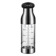 Stainless Steel Push-Type Oil Spray Bottle Barbecue Oil And Vinegar Sprayer