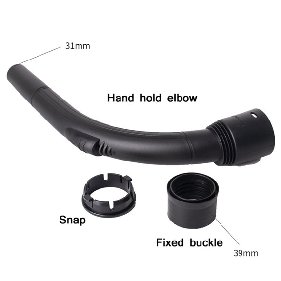 3 PCS 32mm Hand Handle Elbow For Household Vacuum Cleaner Accessories(Black)