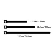 60 PCS T-Shaped Cable Organizer Belt Nylon Winder Buckle, Length: 20cm(Color Random Delivery)