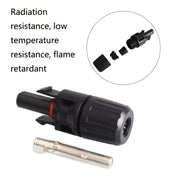 10 Sets MC4 Solar Photovoltaic Connector Water-resistant Flame-Retardant Socket