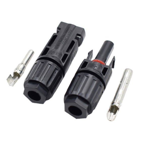 10 Sets MC4 Solar Photovoltaic Connector Water-resistant Flame-Retardant Socket