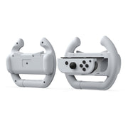 DOBE Left And Right Handle Steering Wheel For Switch OLED / Switch, Specification： Red + Blue（2PCS/Pack）