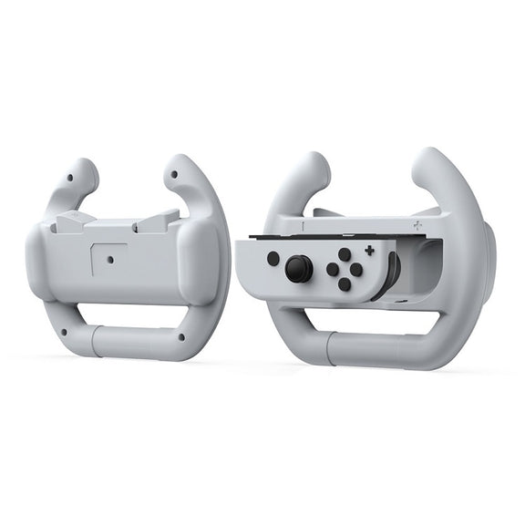 DOBE Left And Right Handle Steering Wheel For Switch OLED / Switch, Specification： Red + Blue（2PCS/Pack）