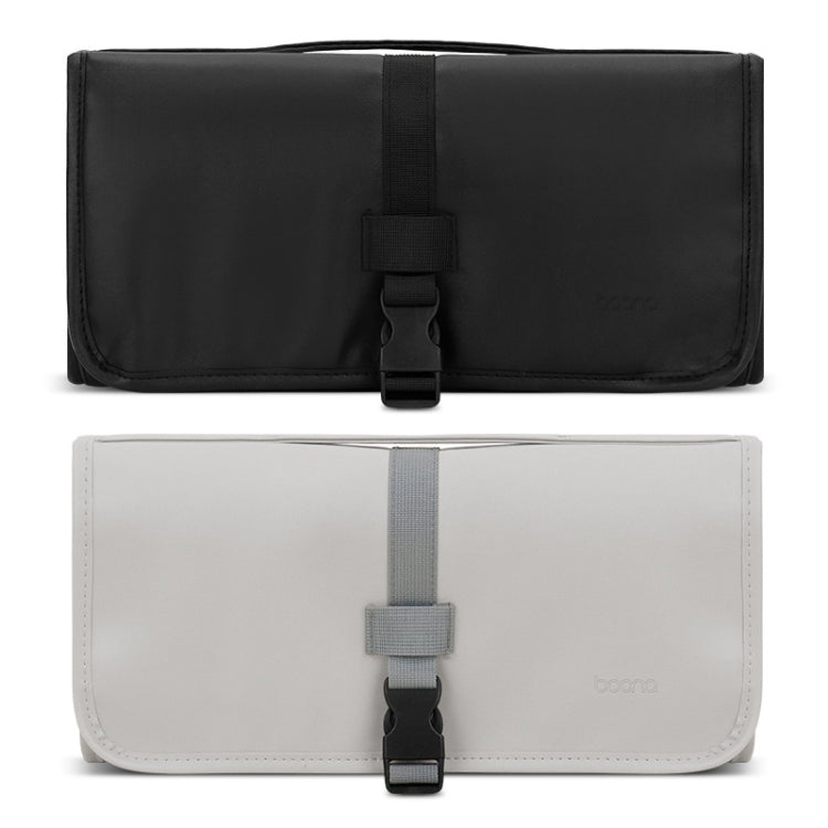 Baona BN-DS004 PU Leather Portable Storage Bag For Dyson Hair Curler(Grey)